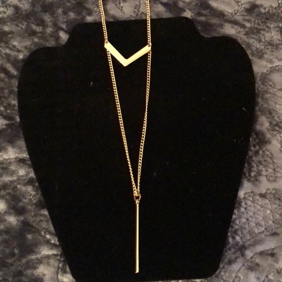 None Jewelry - Gold tone necklace